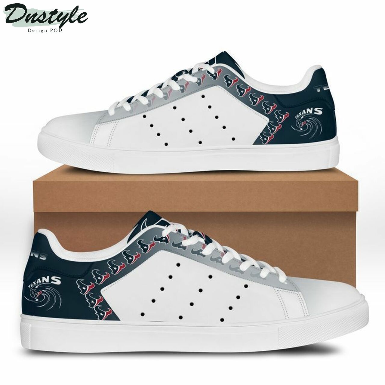 Houston Texans NFL stan smith low top skate shoes