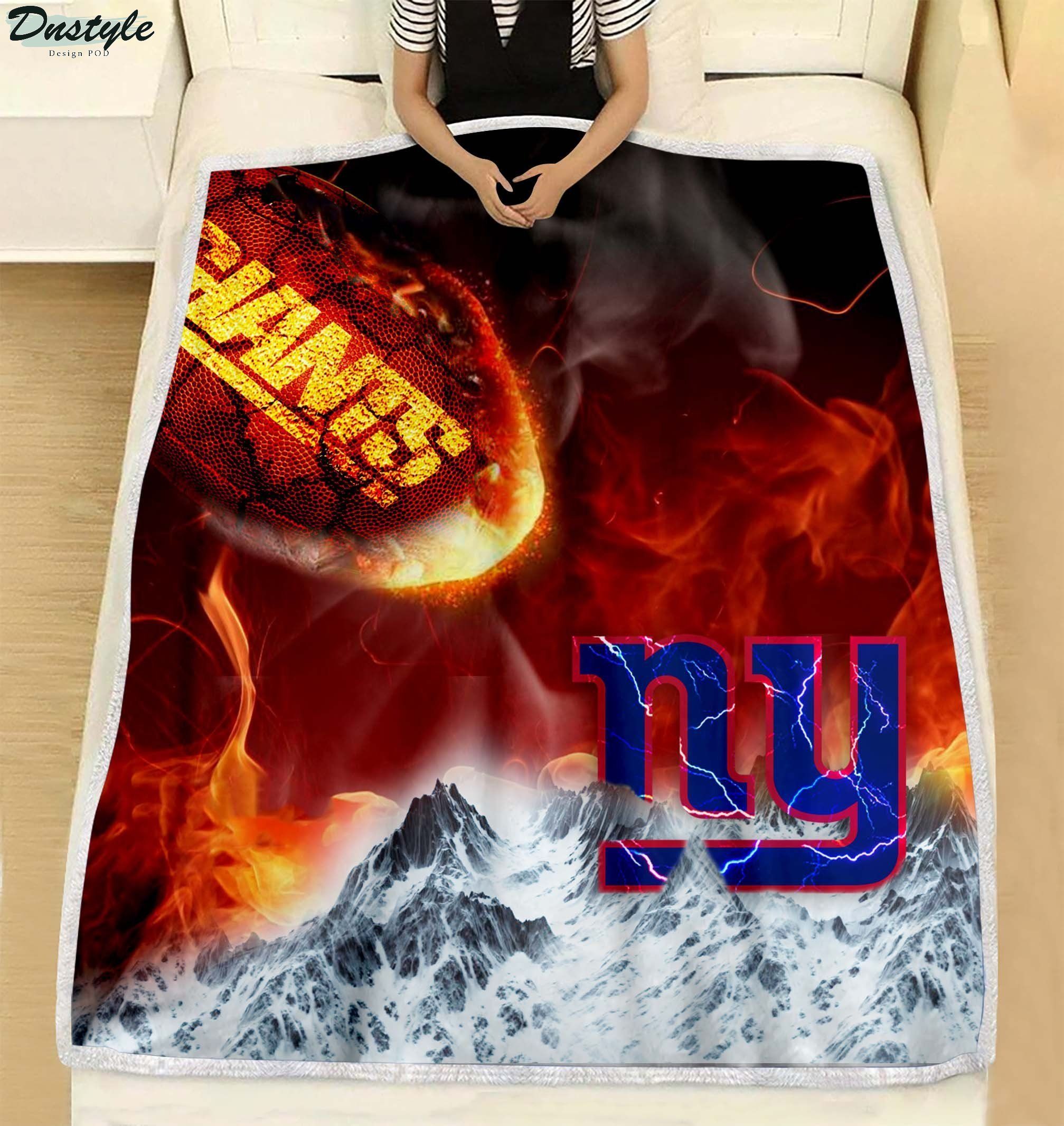 NFL New York Giants Break Out To Rise Up Blanket