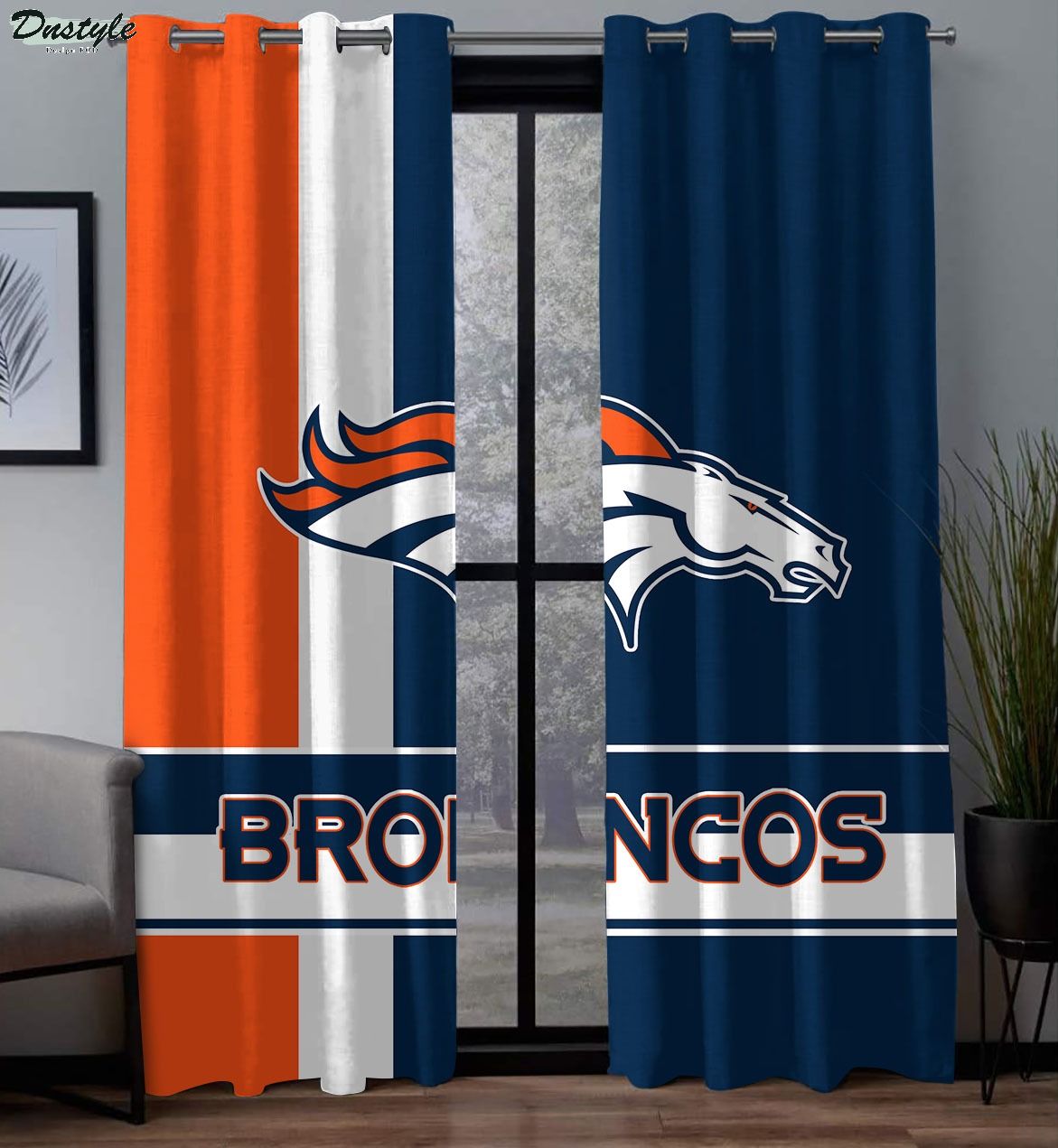 Denver Broncos NFL Window Curtains