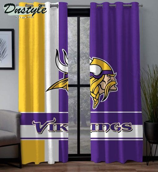 Minnesota Vikings NFL Window Curtains