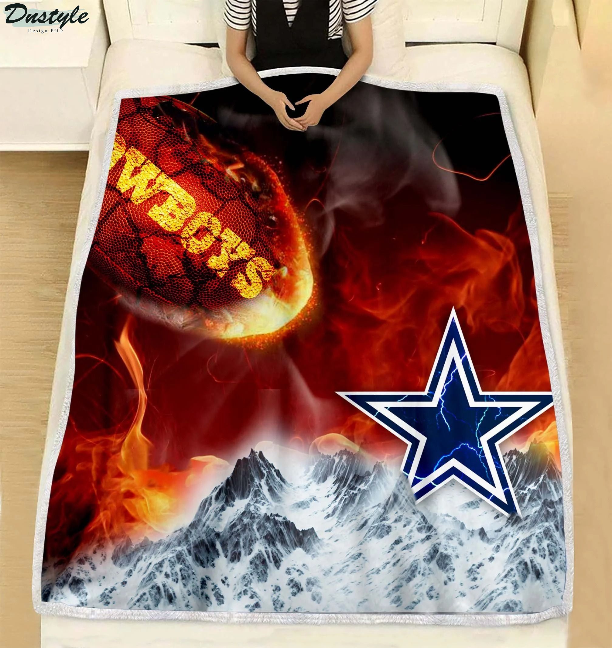 NFL Dallas Cowboys Break Out To Rise Up Blanket