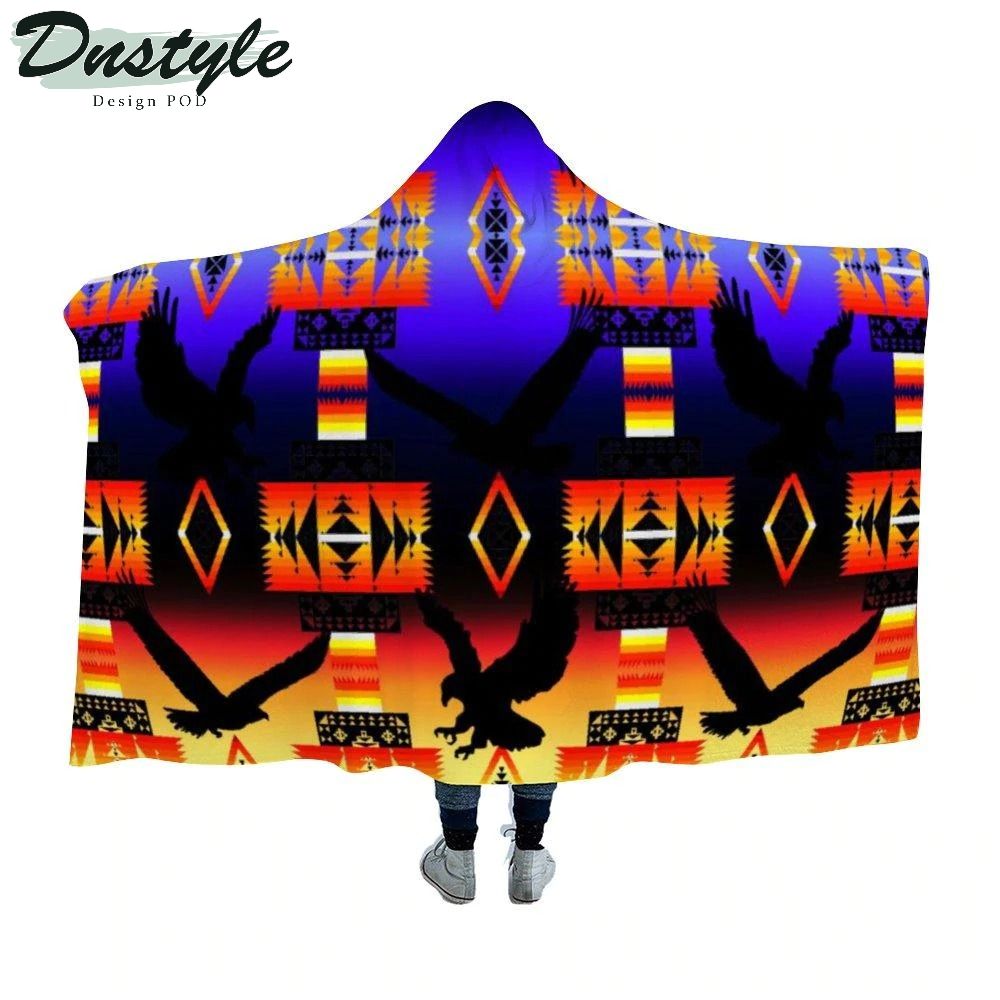 Eagle Horizon Hooded Blanket