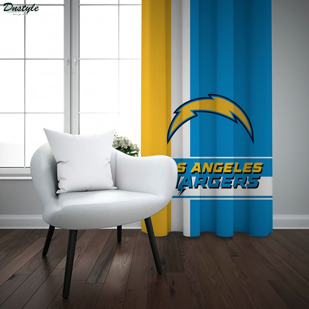 San Diego Chargers NFL Window Curtains
