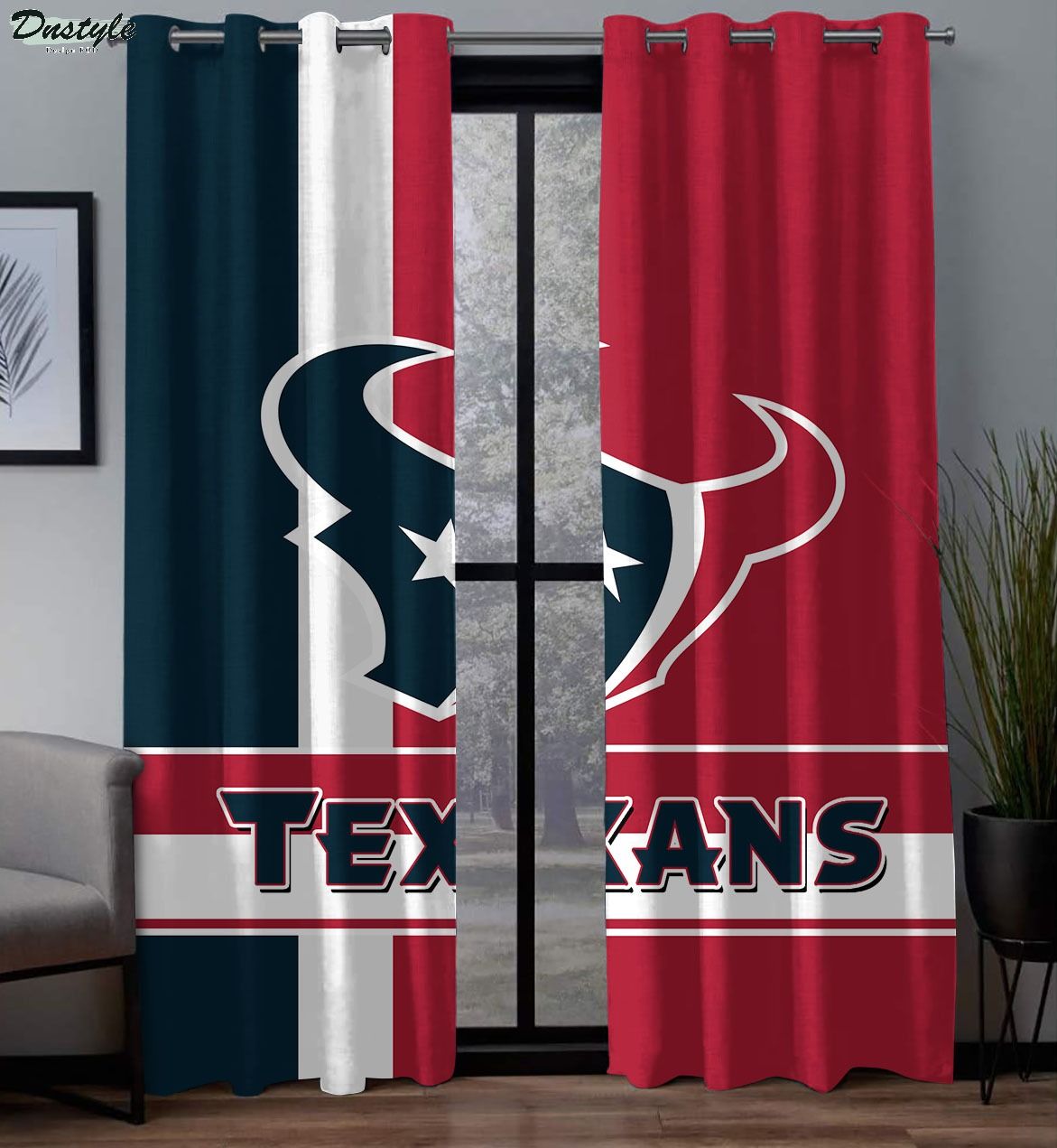 Houston Texans NFL Window Curtains