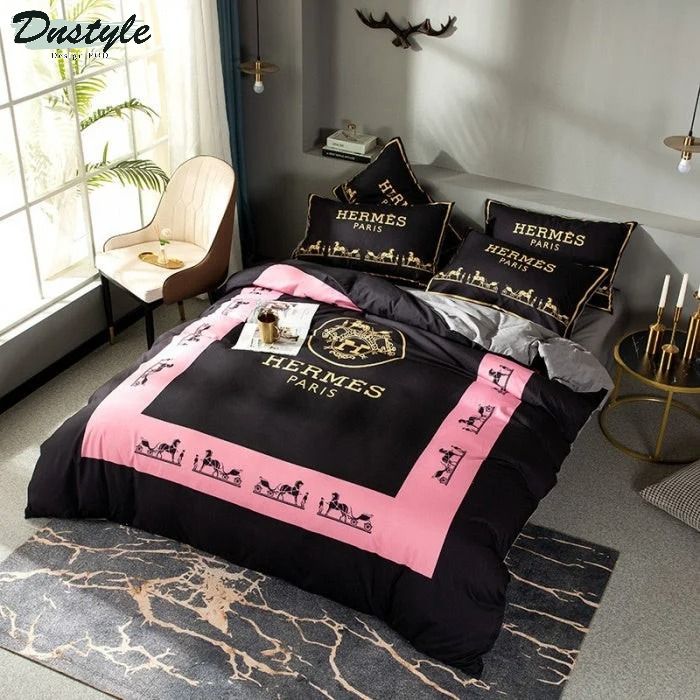 Hermes Paris luxury brand type 24 hm bedding sets quilt sets duvet cover bedroom sets