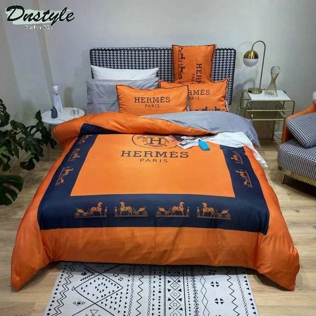 Hermes Paris bedding 108 3d printed bedding sets quilt sets duvet cover luxury brand