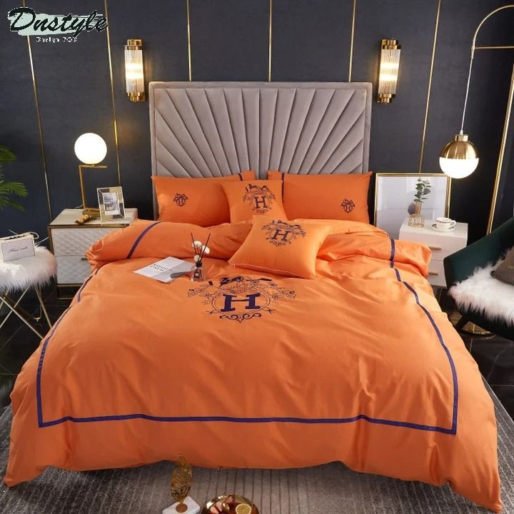 Hermes Paris luxury brand type 03 hm bedding sets quilt sets duvet cover bedroom sets