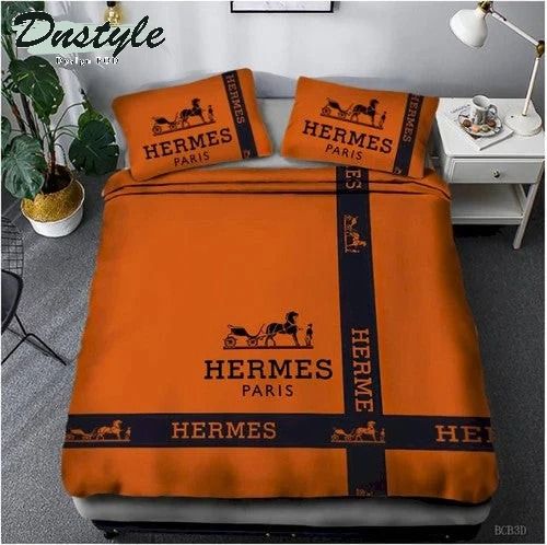Hermes Paris 09 bedding sets quilt sets duvet cover bedroom luxury brand 