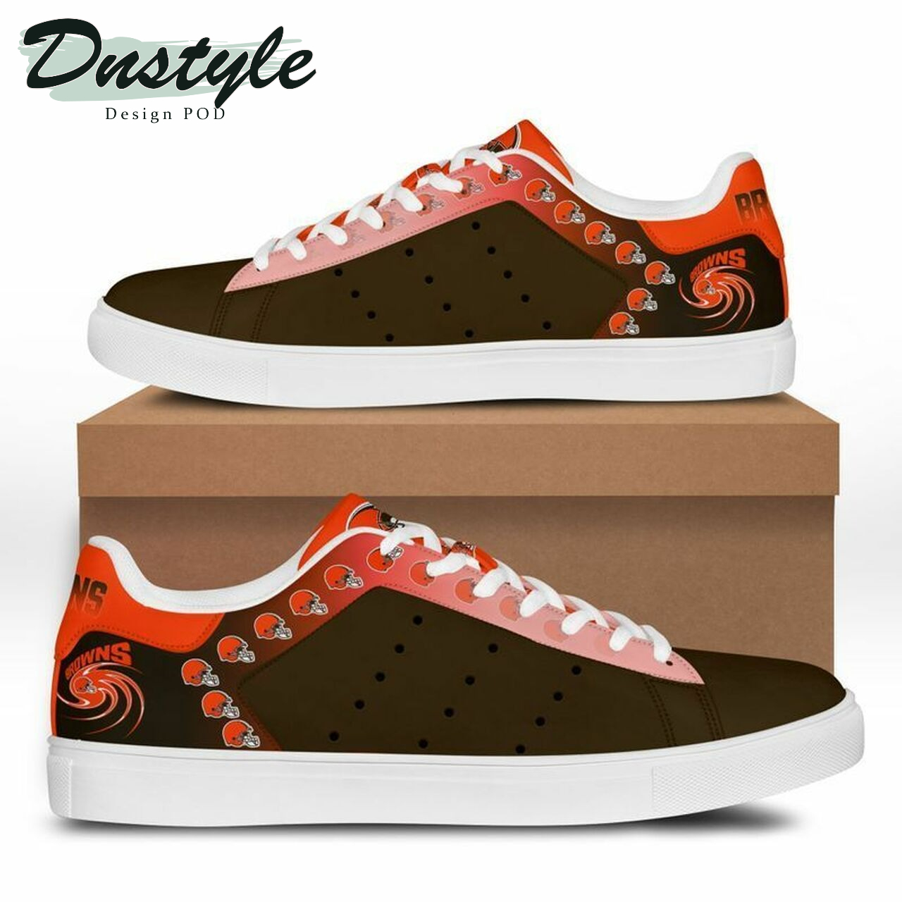 NFL cleveland browns - stan smith low top skate shoes