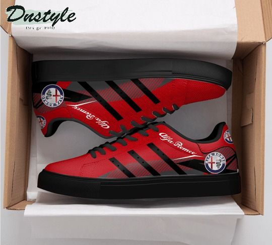 Alfa Romeo red Stan Smith low top shoes