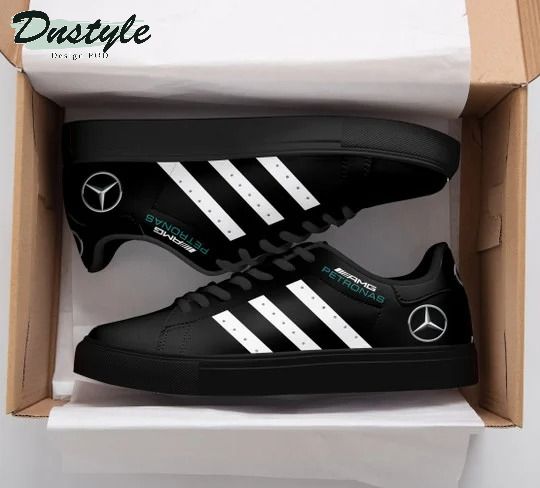 Mercedes Amg F1 black stan smith low top shoes