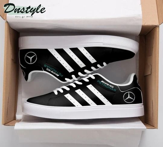 Mercedes Amg F1 black stan smith low top shoes