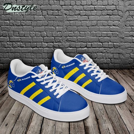 Los Angeles Rams blue Stan Smith low top shoes