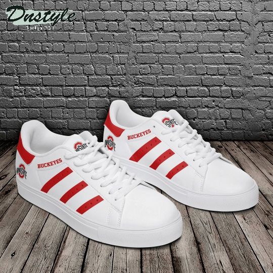 Ohio State Buckeyes Stan Smith low top shoes