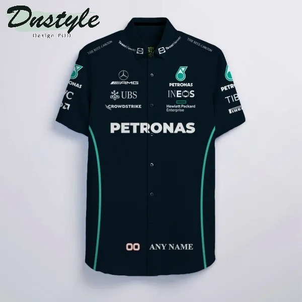Personalized Mercedes F1 hawaiian shirt