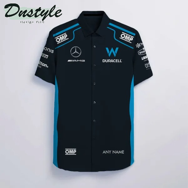 Personalized Williams Racing F1 Hawaiian Shirt