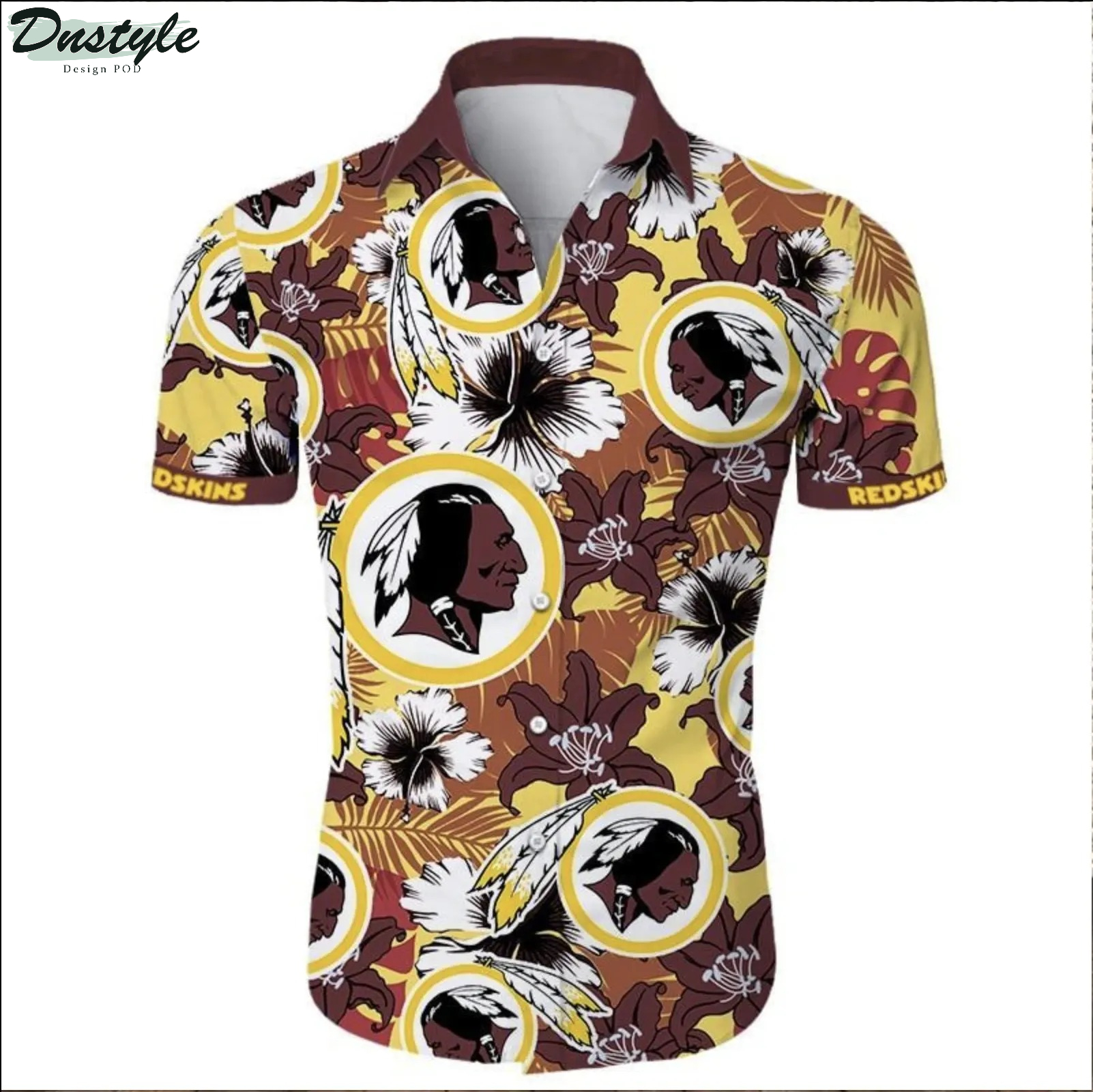Washington Football NFL Tropical Hawaiian Shirt