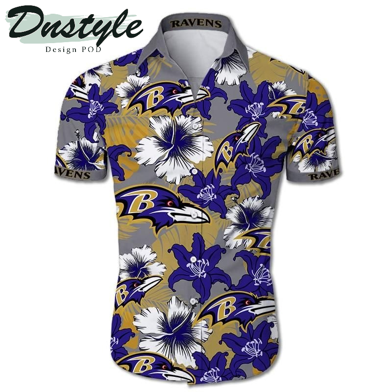 Baltimore Ravens NFL Tropical Hawaiian Shirt