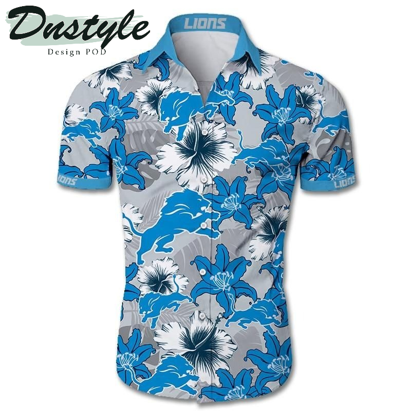 Detroit Lions NFL Tropical Hawaiian Shirt