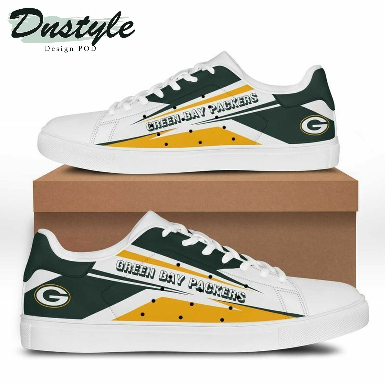Green bay packers NFL stan smith low top skate shoes