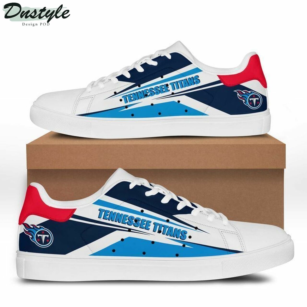 NFL Tennessee Titans stan smith low top skate shoes