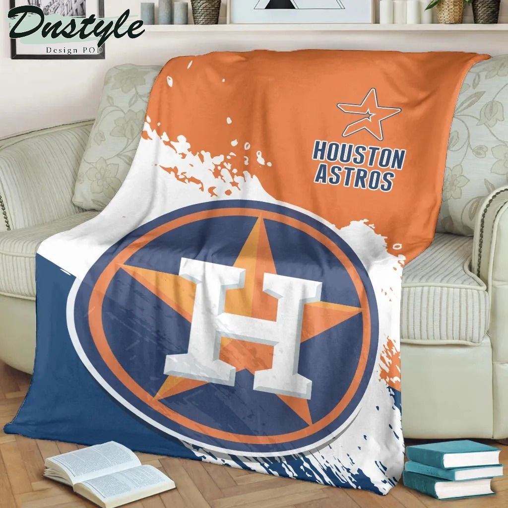 Houston Astros Baseball Team MLB Fleece Blanket