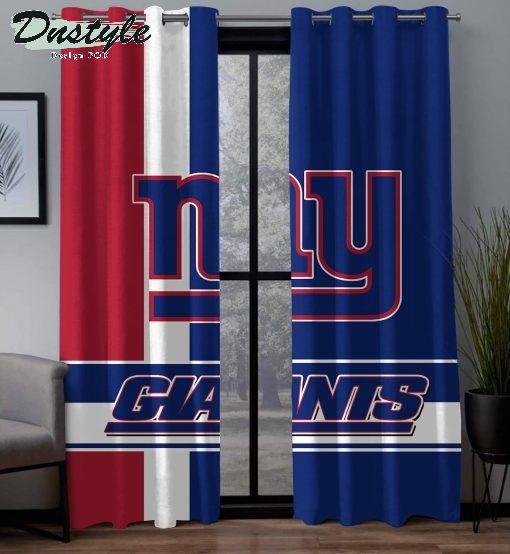 New York Giants NFL Window Curtains