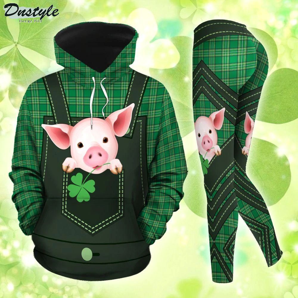 Pig Farm St Patricks Day 3d all over printed hoodie and legging