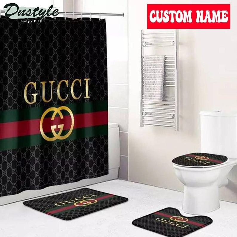 Gucci Gc Type 20 Bathroom Mat Shower Curtain