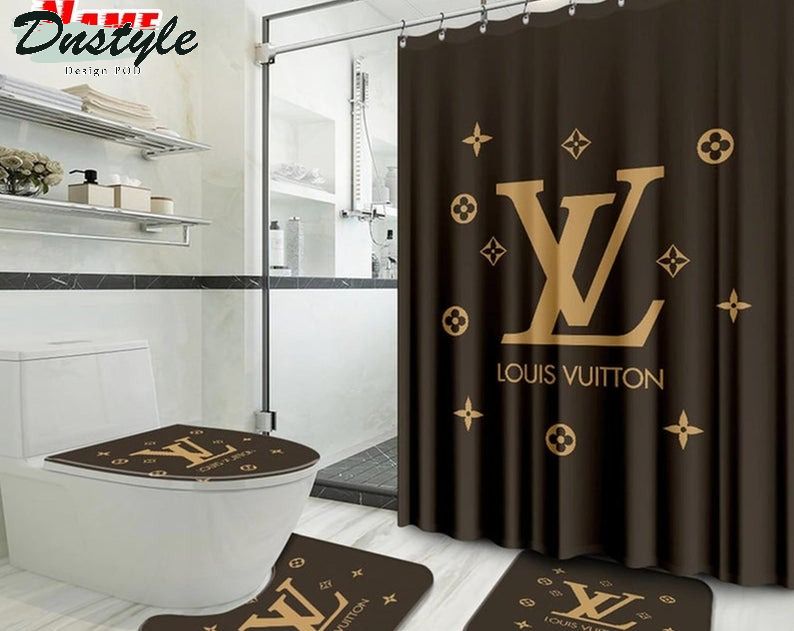Lv Luxury Type 20 Bathroom Mat Shower Curtain