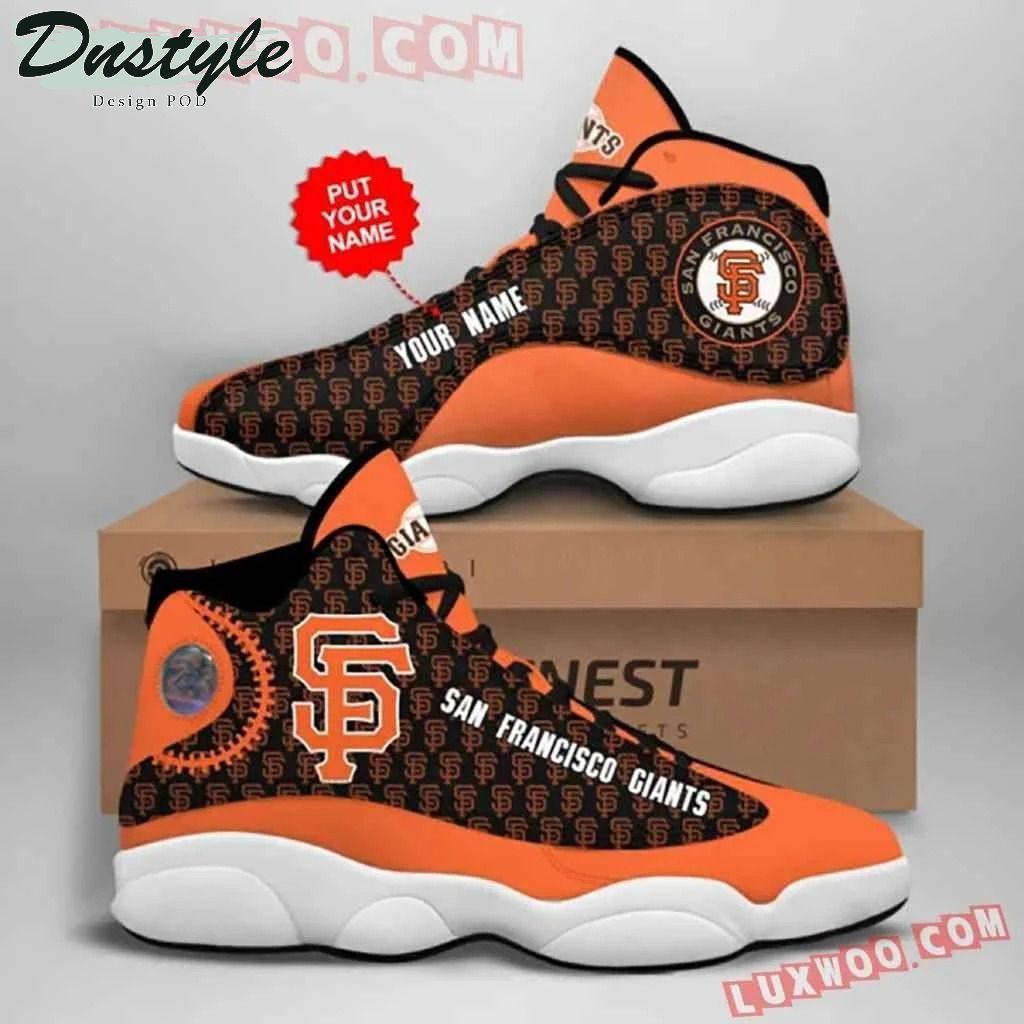 Personalized Mlb San Francisco Giants Air Jordan 13 Sneaker