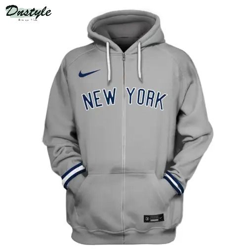 New York Yankees MLB Custom Name And Number 3D Full Printing Hoodie