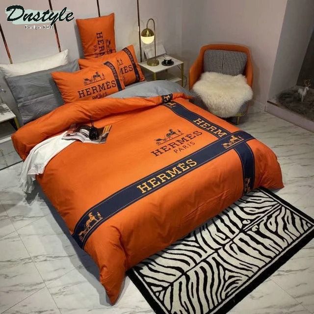 Hermes Paris bedding 158 3d printed bedding sets quilt sets duvet cover luxury brand