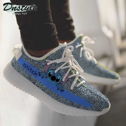Stitch White Yeezy Boost Shoes