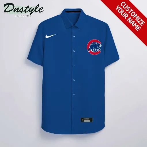 Chicago Cubs MLB Personalized blue hawaiian shirt