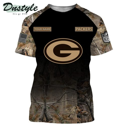 Green Bay Packers NFL Personalized Hunting Camo 3d Hoodie
