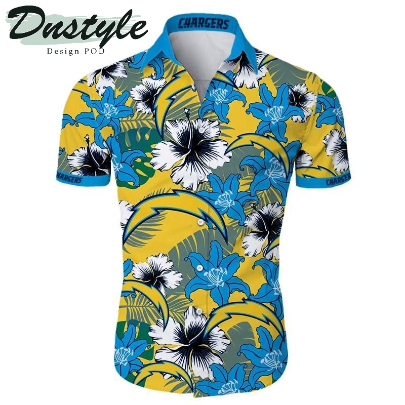 Los Angeles Chergers NFL Tropical Hawaiian Shirt
