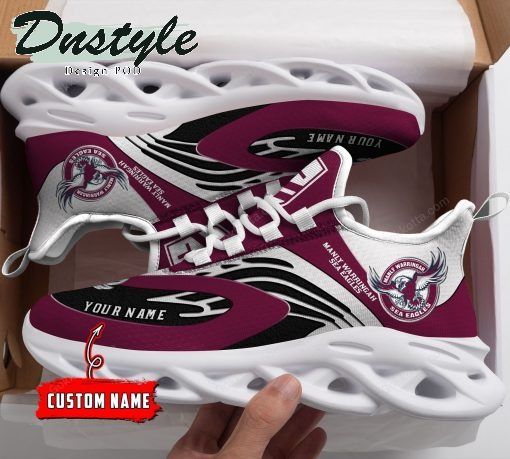 Manly Warringah Sea Eagles NRL Personalized Max Soul Shoes