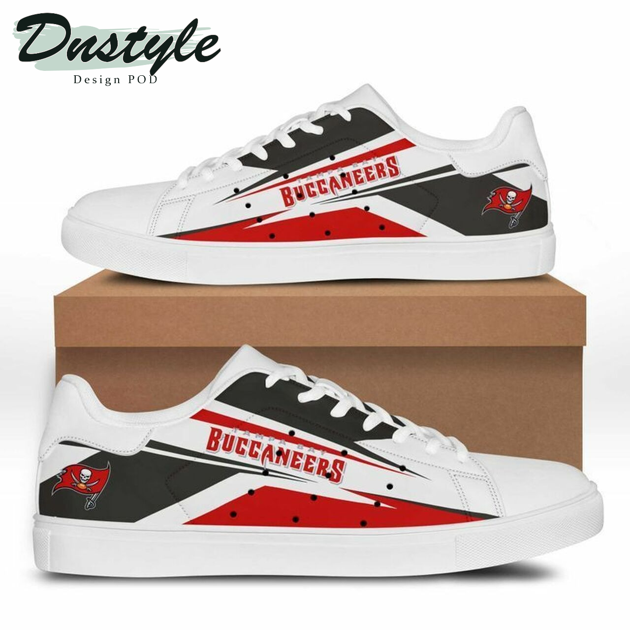 NFL tampabay buccaneers stan smith low top skate shoes