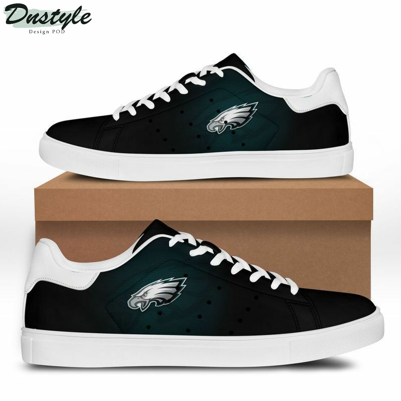 Philadelphia Eagles 5 NFL stan smith low top skate shoes