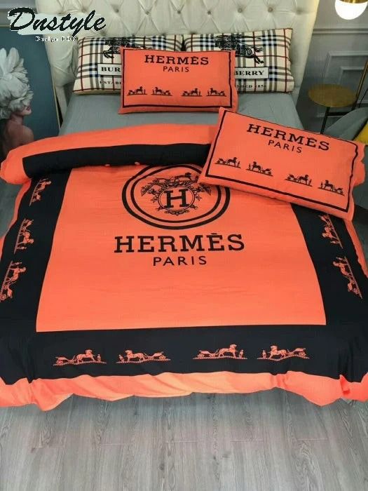 Hermes Paris luxury brand type 09 hm bedding sets quilt sets duvet cover bedroom sets