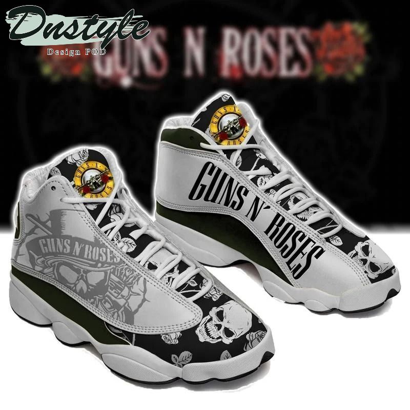 Guns N Roses Rock Band Form Air Jordan 13 Sneakers