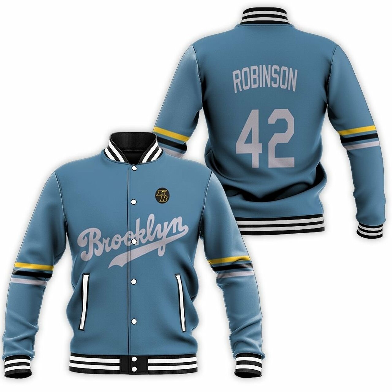 Los Angeles Dodgers Jackie Robinson 42 Mlb Baseball Jacket