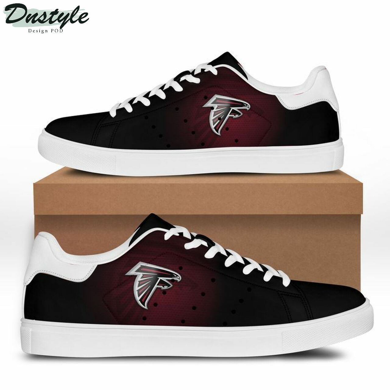 NFL Atlanta Falcons stan smith low top skate shoes