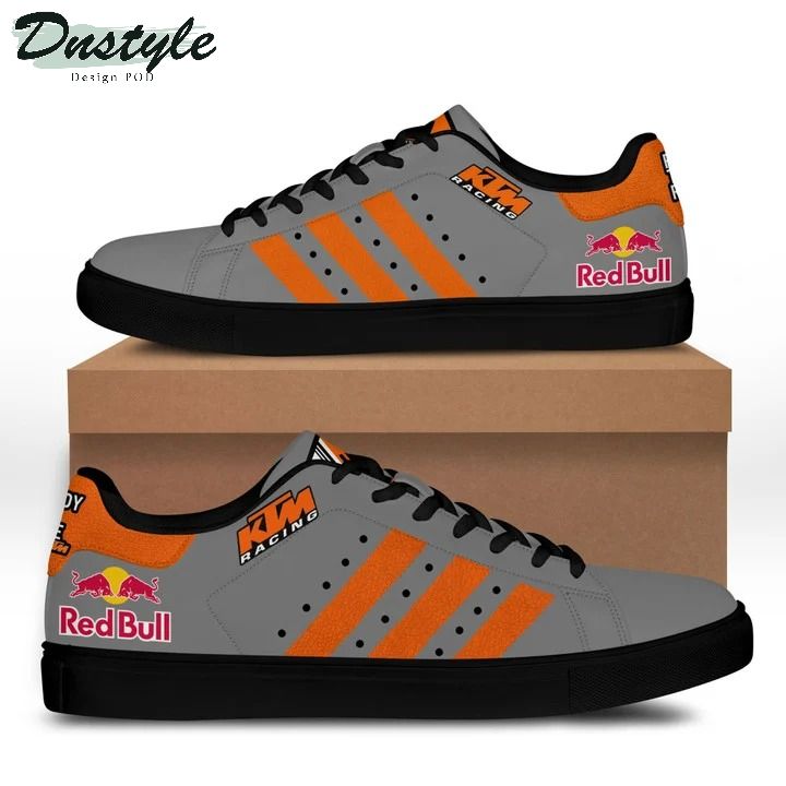 KTM racing grey stan smith low top shoes