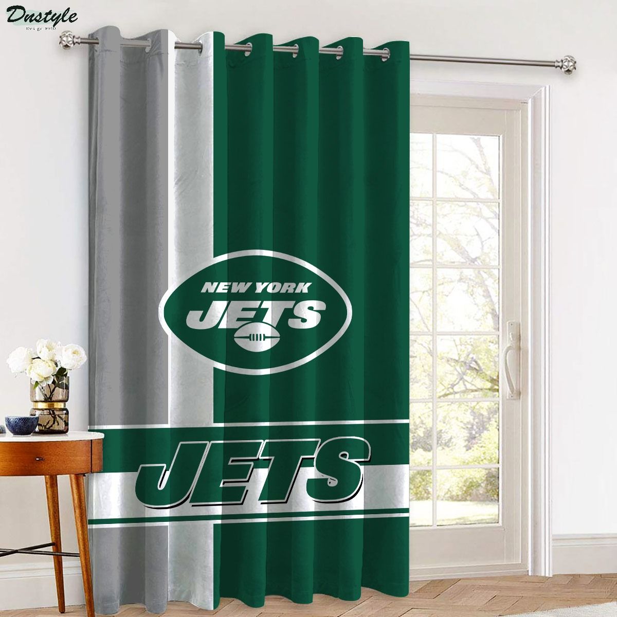 New York Jets NFL Window Curtains