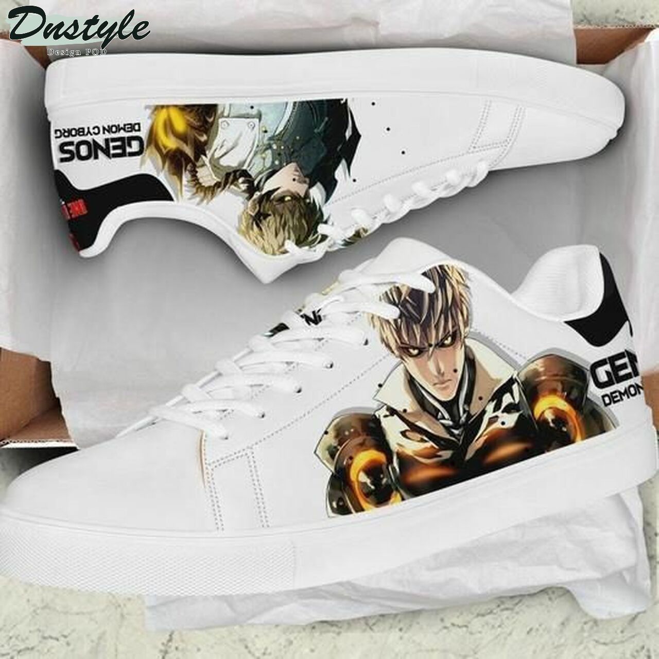 Genos one punch man stan smith low top skate shoes