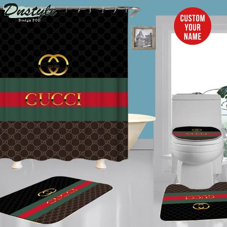 Gucci Gc Type 5 Bathroom Mat Shower Curtain