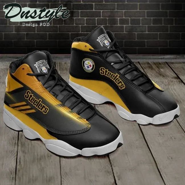 NFL Pittsburgh Steelers Football Air Jordan 13 Sneakers