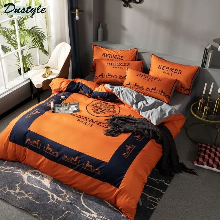 Hermes Paris bedding 84 3d printed bedding sets quilt sets duvet cover luxury brand